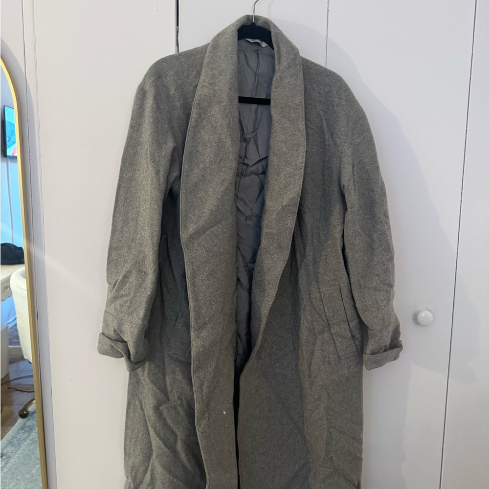 Vintage Gray Long Coat